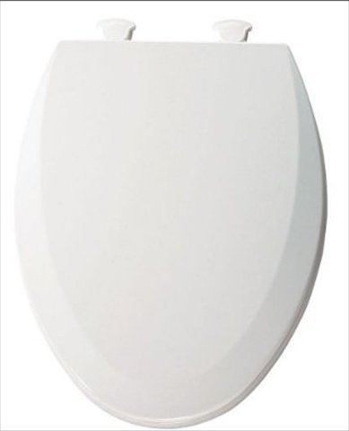 Lift-Off Elongated Closed Front Toilet Seat in Cotton White -  ComfortCreator, CO1637116
