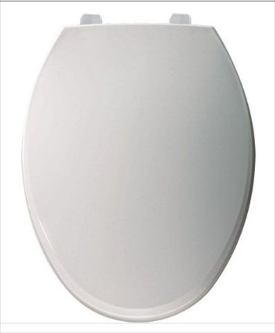 Lift Elongated Closed Front Toilet Seat in White -  ComfortCreator, CO1640420