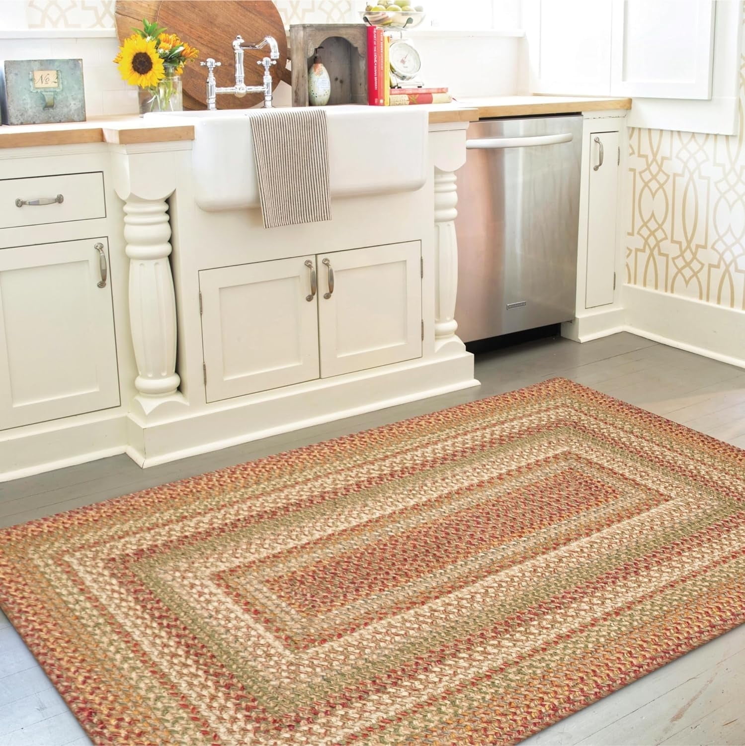 Harvest Hudson Jute Braided Rugs - Rectangle -  2 ft 3 in x 3 ft 9 in