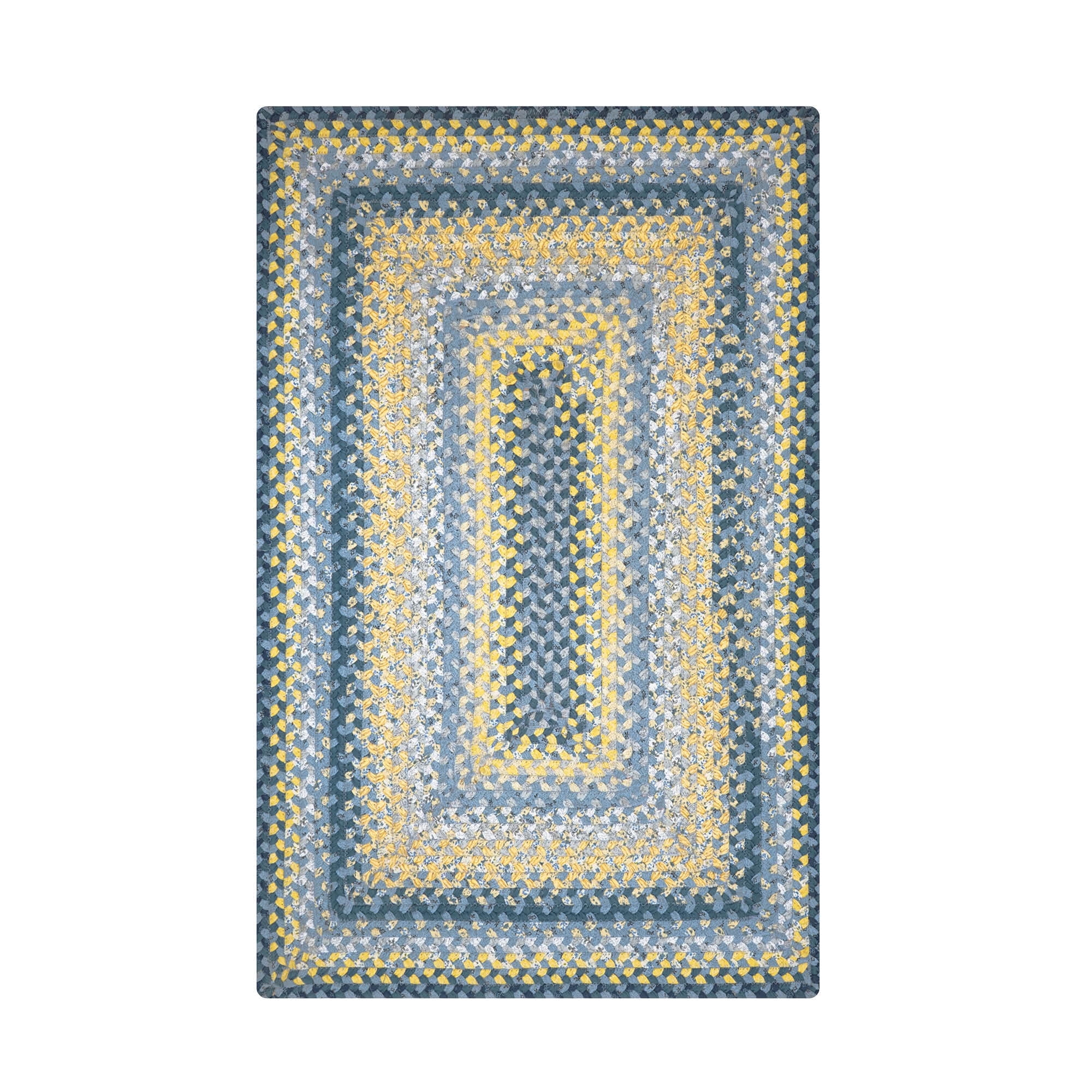Sunflowers Cotton Braided Rugs - Rectangle - 2 ft 3 in x 3 ft 9 in