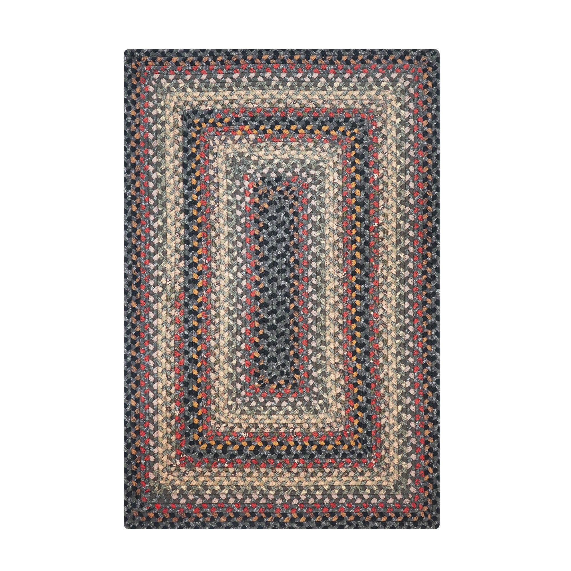 413093 Enigma Cotton Braided Rugs - Rectangle -  4 ft x 6 ft