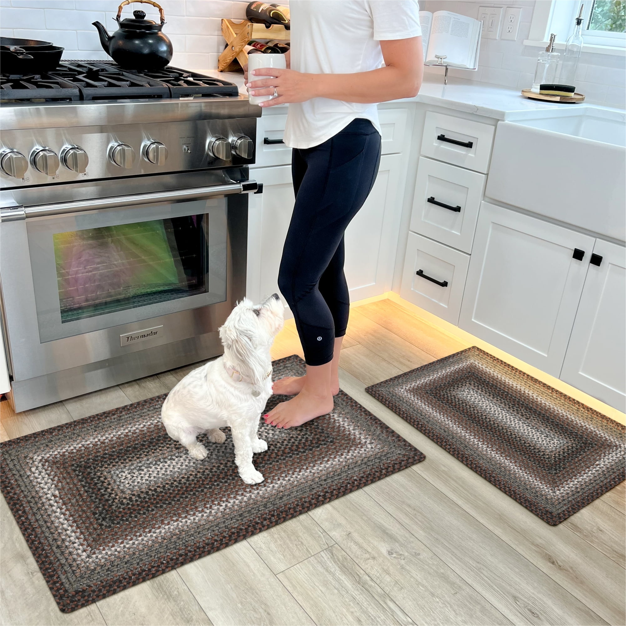 310187 Midnight Moon Ultra Durable Braided Rugs - Rectangle - 2 ft 3 in x 3 ft 9 in