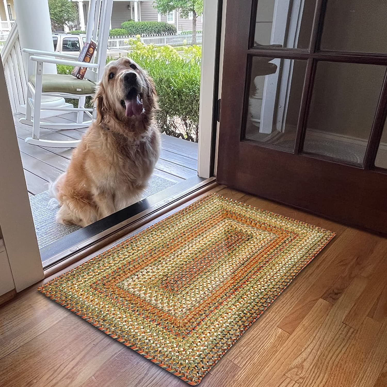 310163 Rainforest Ultra Durable Braided Rugs - Rectangle -  2 ft 3 in x 3 ft 9 in