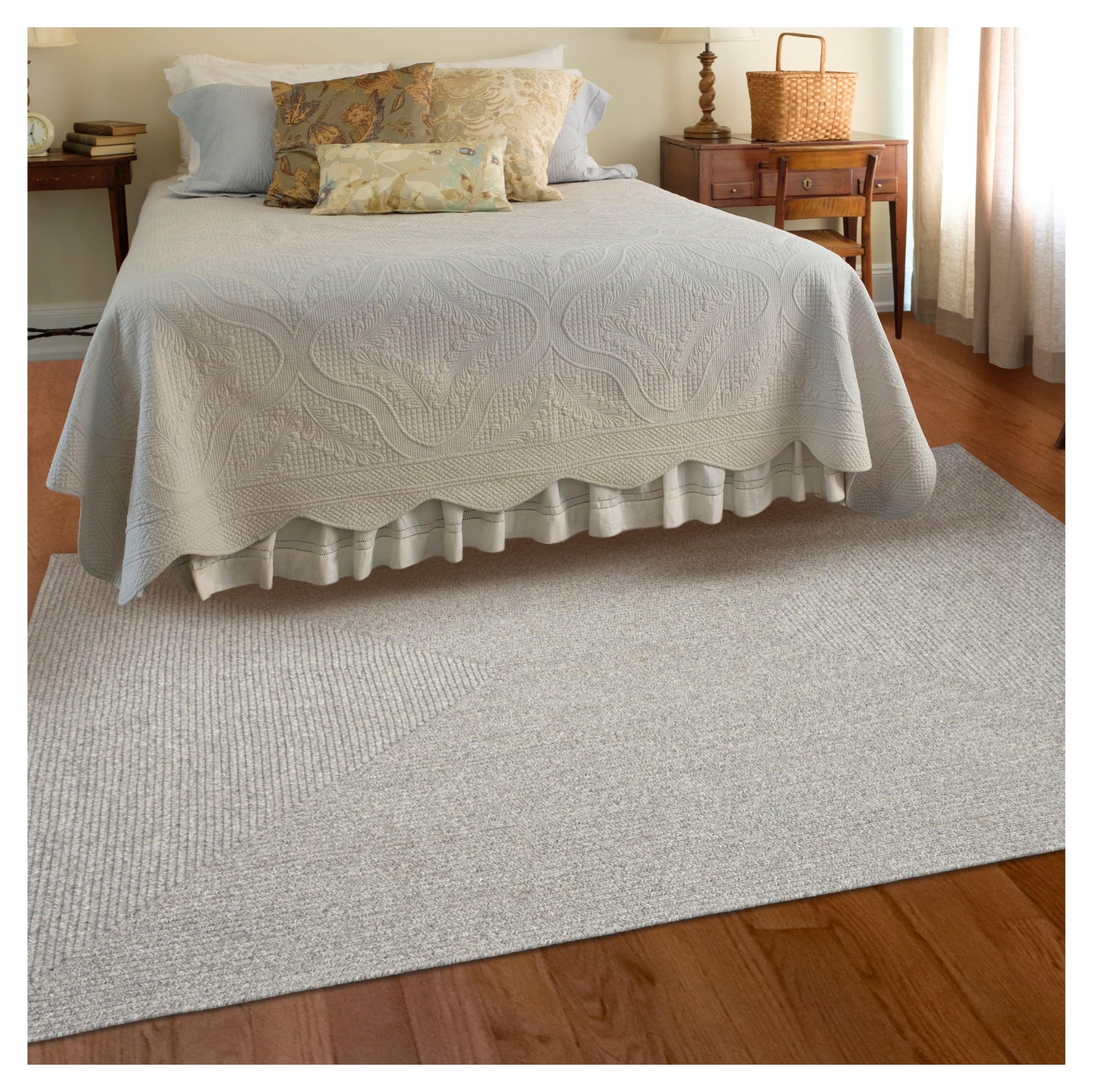 313560 Slate Ultra Durable Braided Rugs - Rectangle -  4 ft x 6 ft
