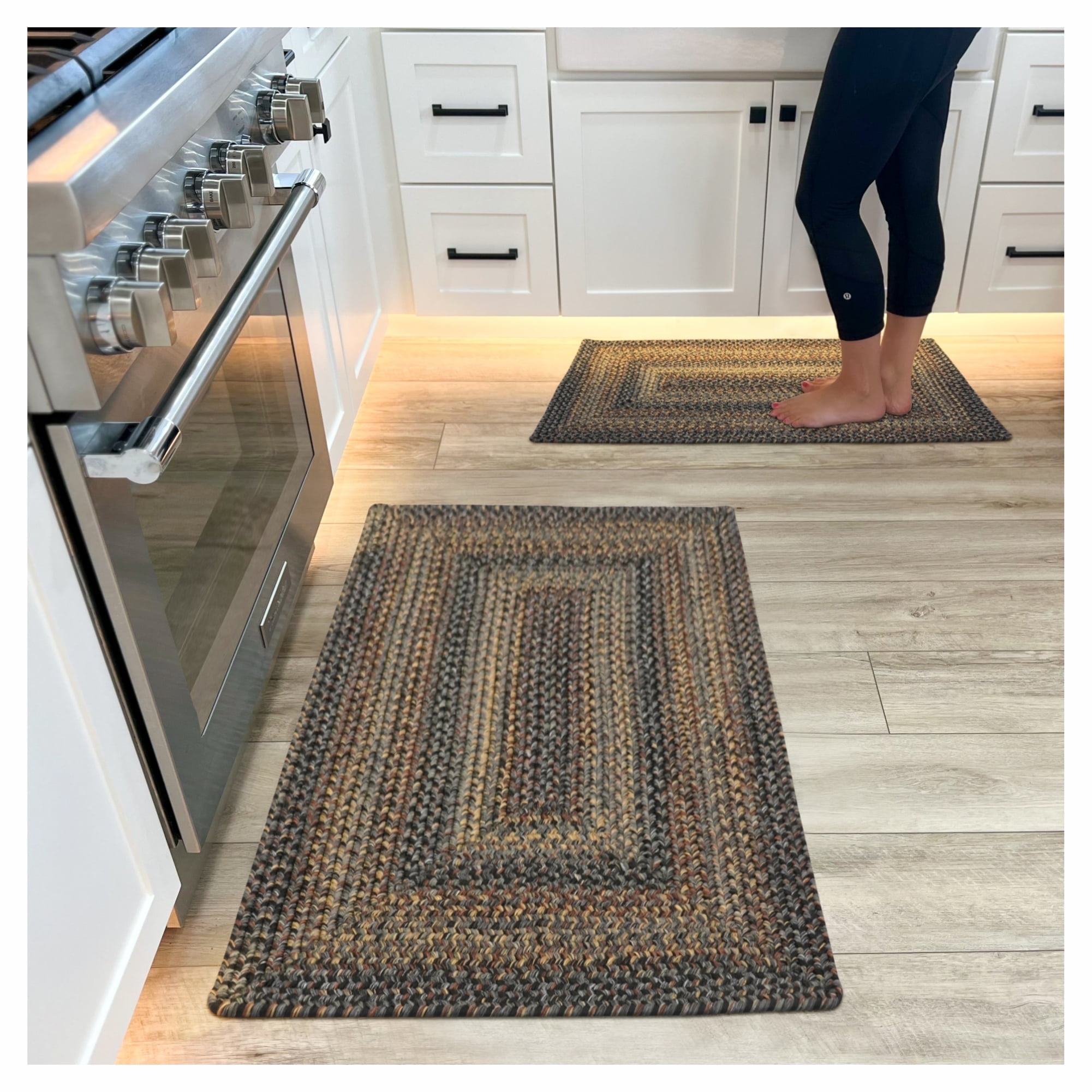 310026 Black Forest Ultra Durable Braided Rugs - Rectangle - 2 ft 3 in x 3 ft 9 in