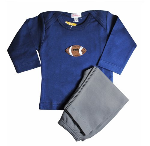 Football Outfit - Blue  6-12 Months