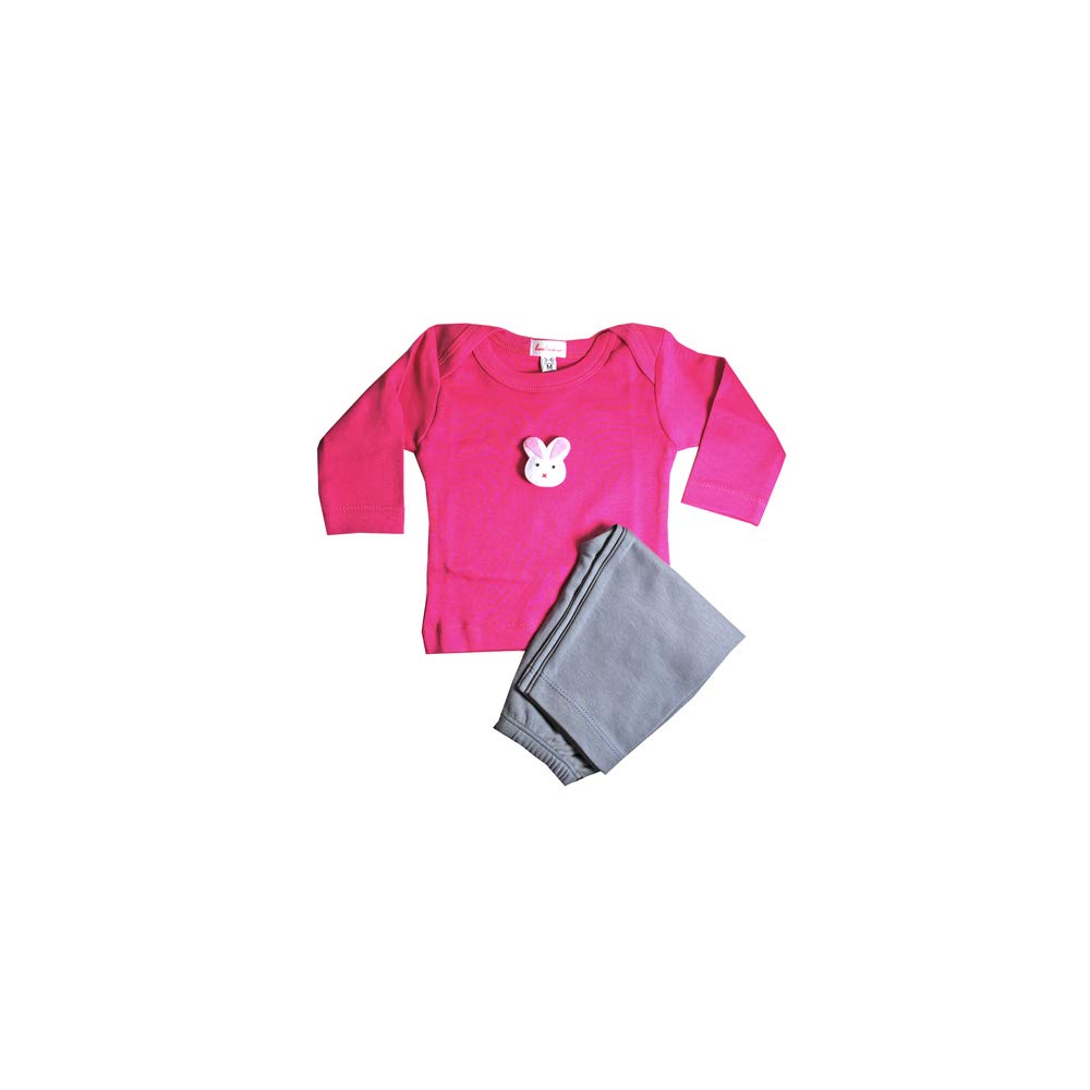 Bunny Outfit -Fuchsia  12-18 Months