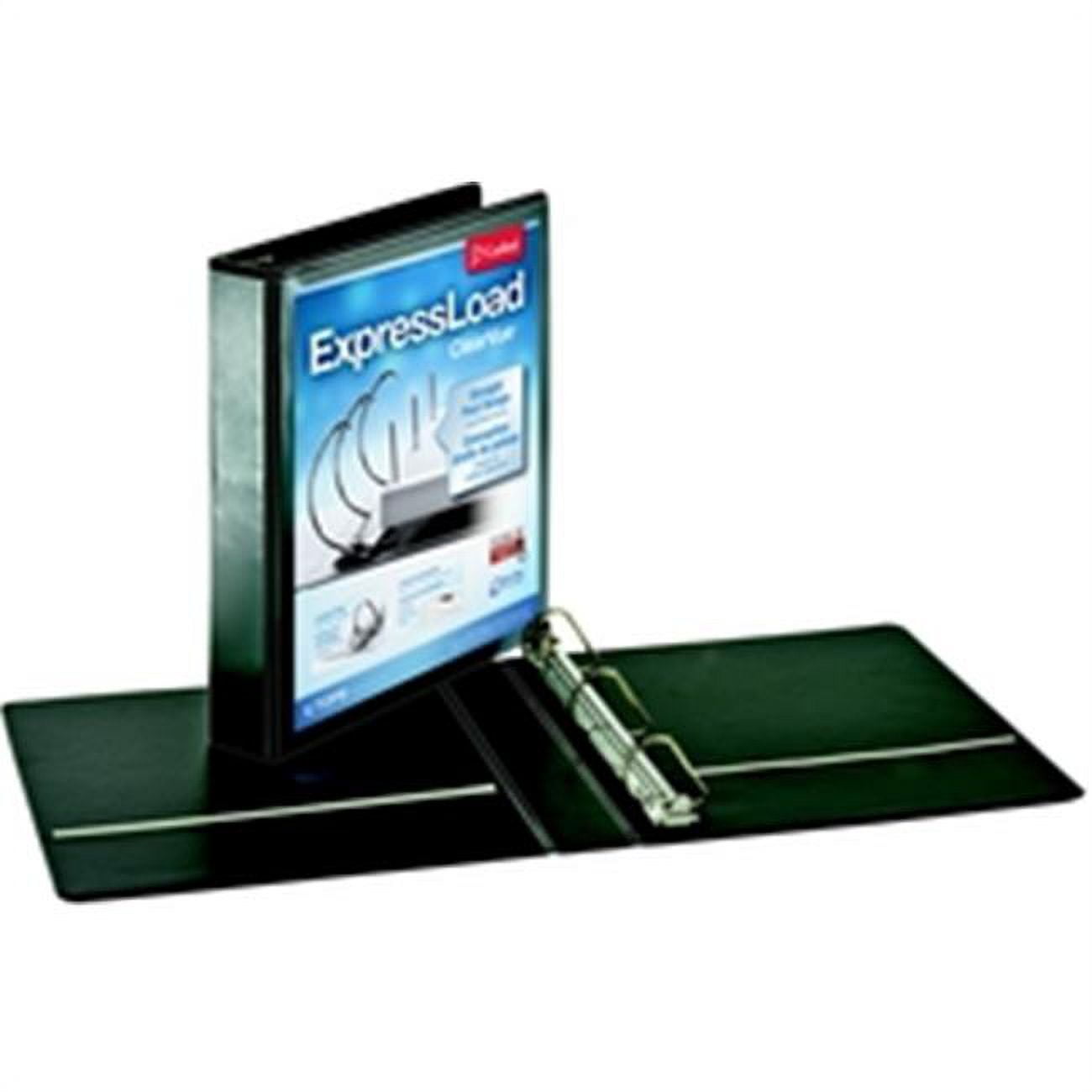 49111 ExpressLoad ClearVue Locking D-Ring Binder  1.5 in   Black