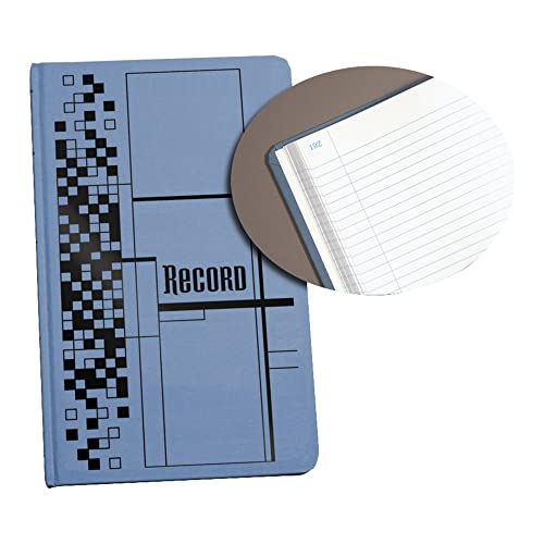 Record Ledger blue cloth cover 12.13 in x 7.94 in 300 PG per BK