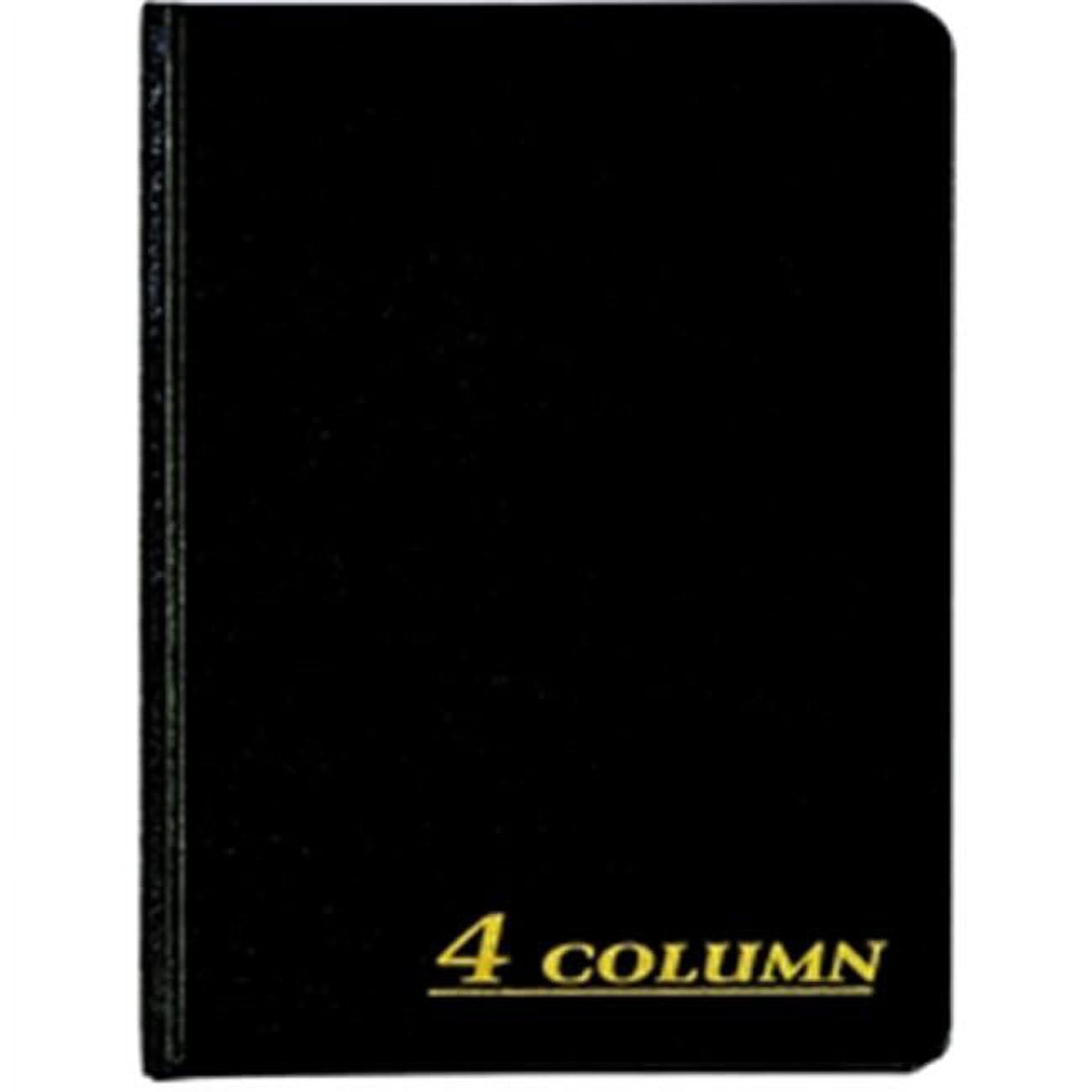 Account Book- black cloth cover- 4-column- 80 PG per BK