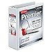 10330 Premier EasyOpen ClearVue Locking Slant-D Ring Binder 3 in White