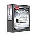 10331  Premier EasyOpen ClearVue Locking Slant-D Ring Binder- 3 in - Black
