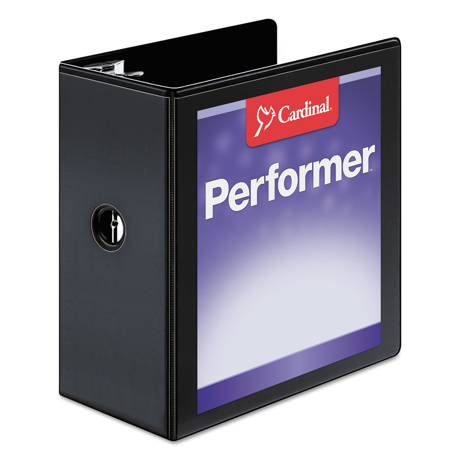 17951  Performer ClearVue Slant-D Ring Binder- 5 in - Black