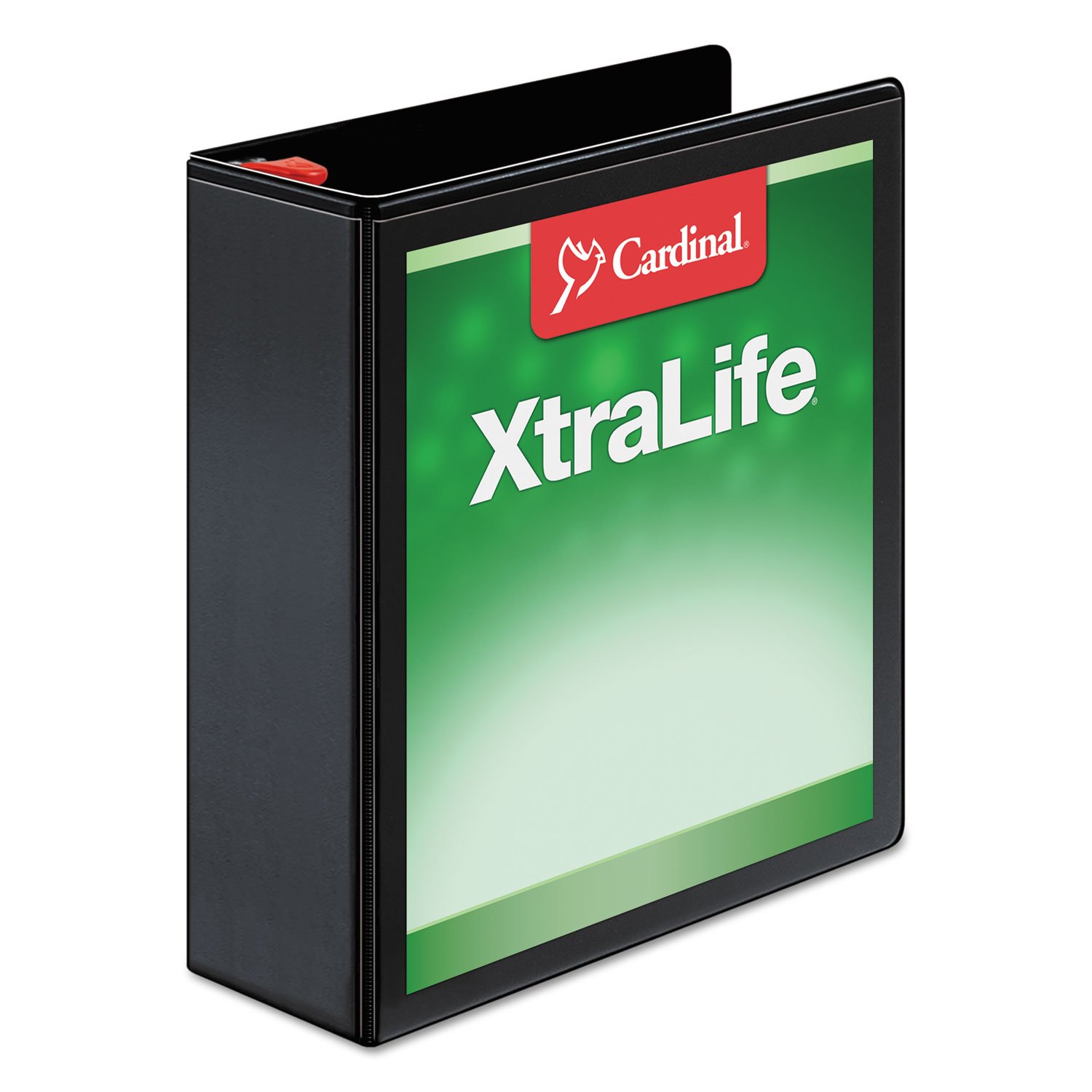 26331 XtraLife ClearVue Non-Stick Locking Slant-D Ring Binder 3 in Black