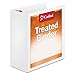 32140 protective ClearVue Locking Slant-D Ring Binder- 4 in - White