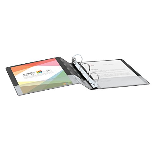 72721 Performer Non-Locking Round Ring Binder- 1.5 in - Black
