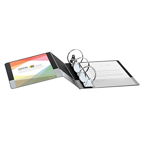 72741  Performer Non-Locking Round Ring Binder- 3 in - Black