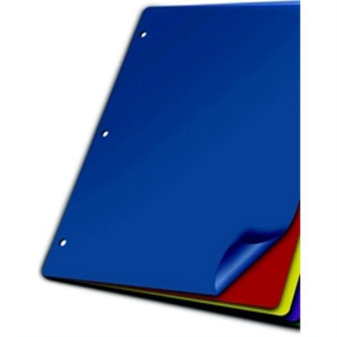 84018 Poly Dividers- 5 Tab- WO Pockets- Multicolor