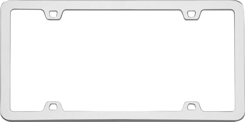 Neo License Plate Frame, Chrome