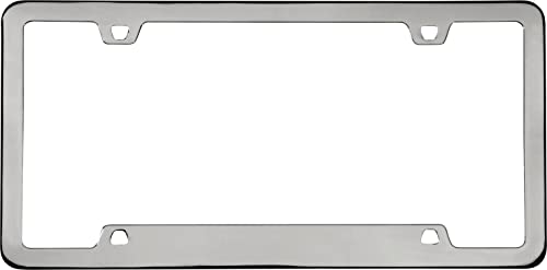 Neo Sport License Plate Frame, Black Chrome