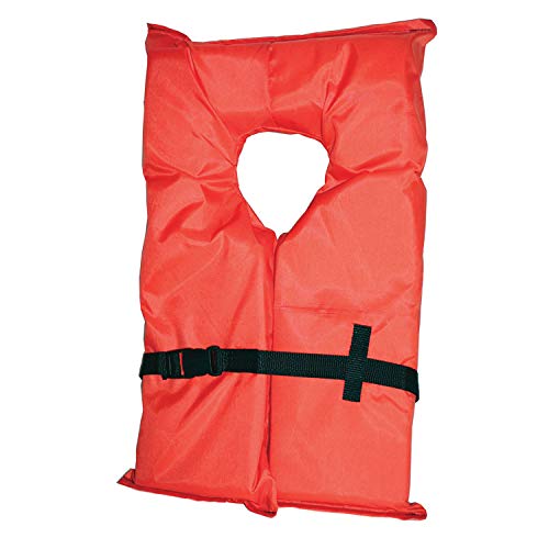 Kent Foam Life Preserver Medium 50-90 Lbs in Orange