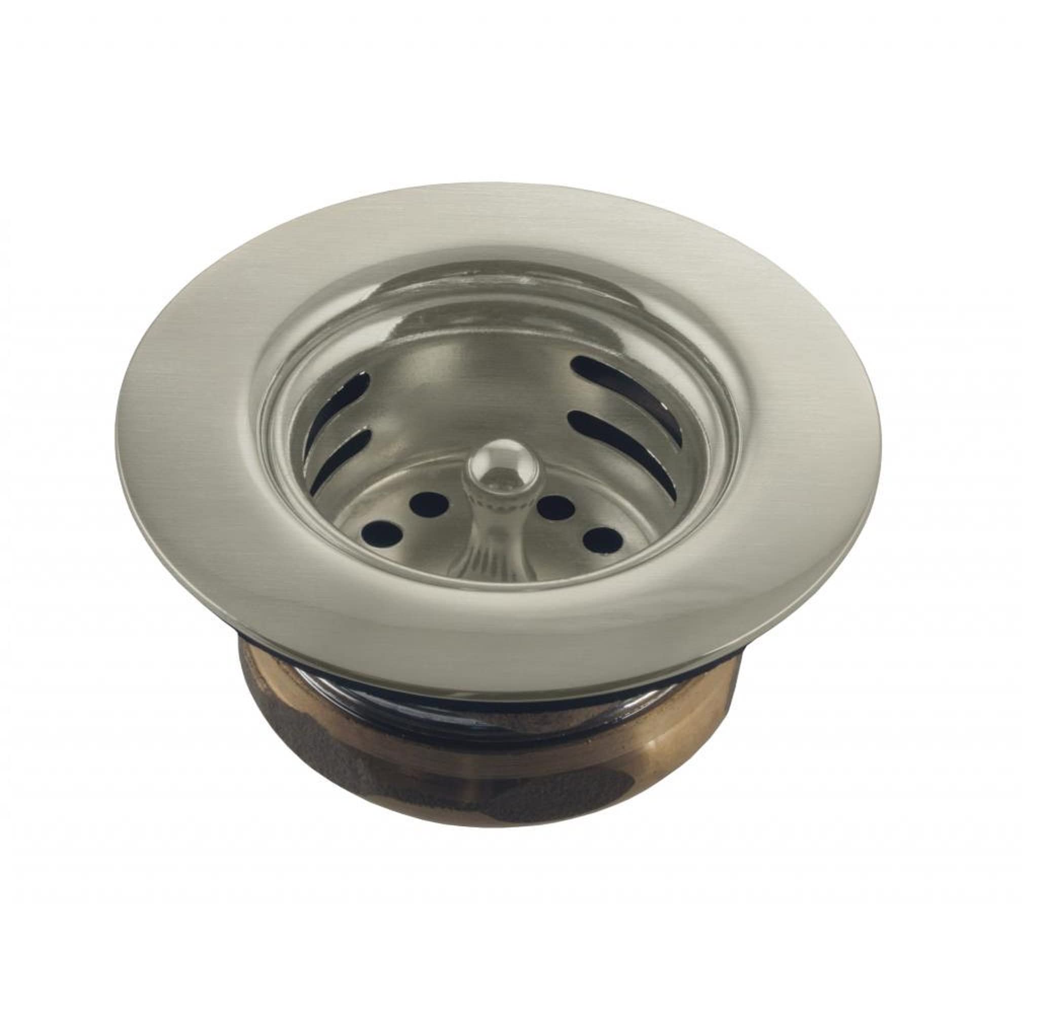 Picture of Westbrass D220-07 2 in. Post Sink Strainer in Satin Nickel