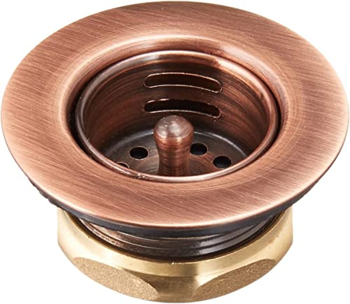 2 in. Post Sink Strainer in Antique Copper