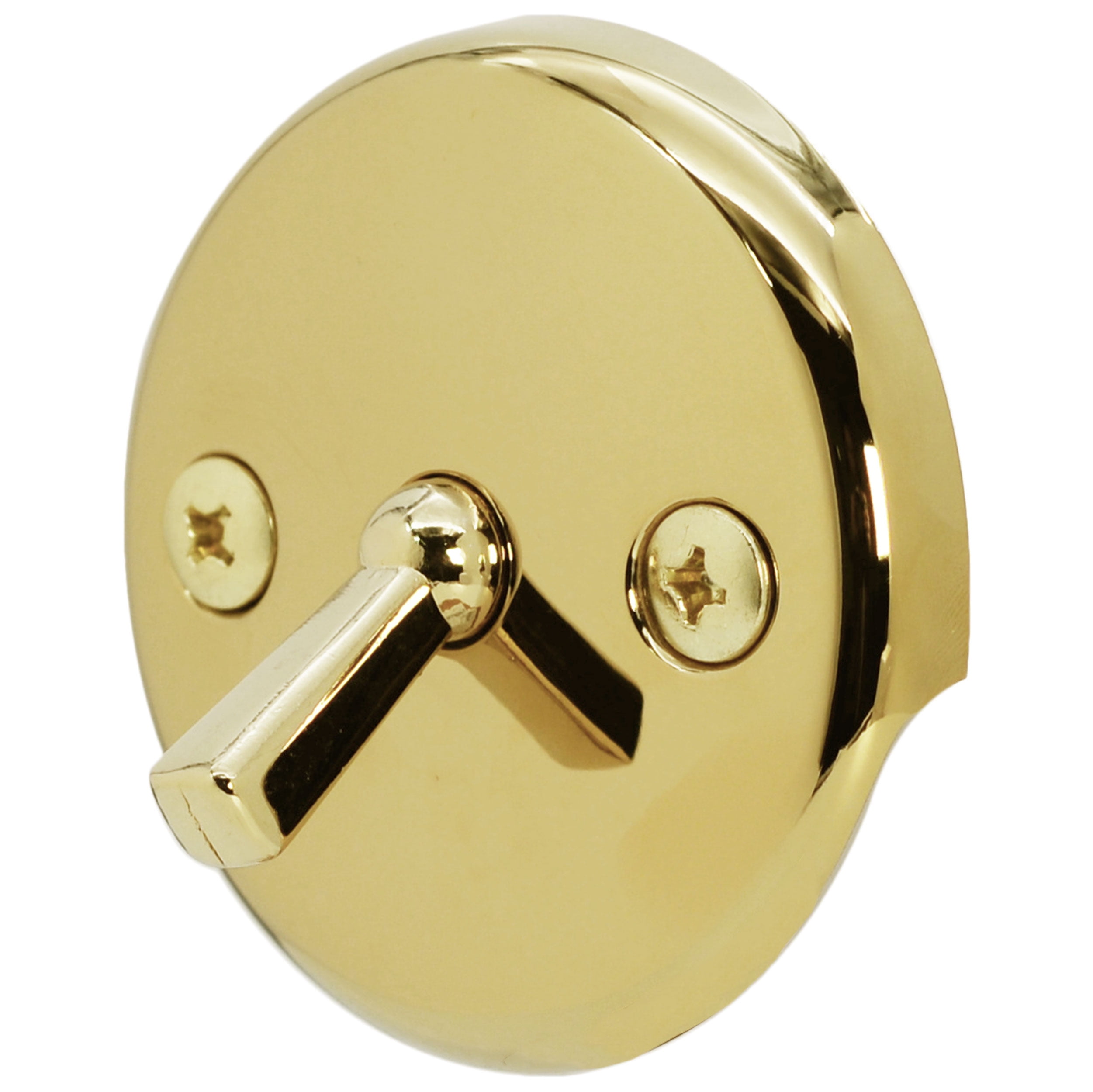 Trip Lever Overflow Faceplate in Polished Brass