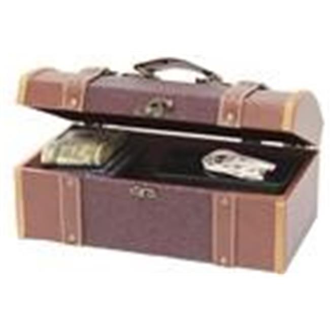 Dresser Valet Leather Chest with Velvet Lining