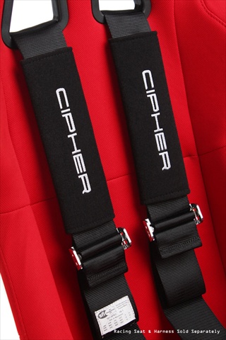 Black 3 in. Harness Pad Set