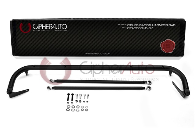 Racing Harness Bar Black Powder Coated 48 in. Universal Fitment-
