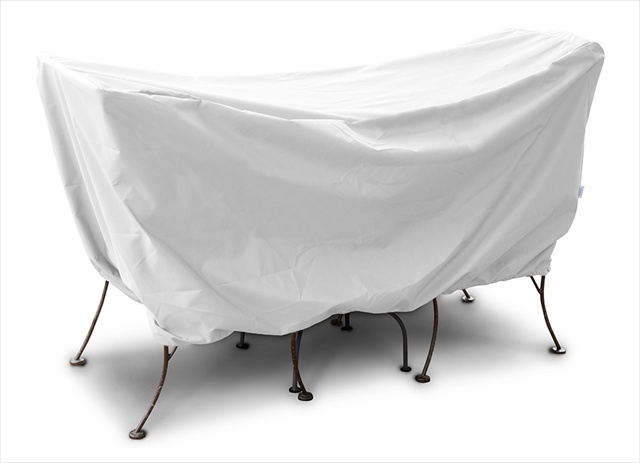 KoverRoos 11540 Weathermax 3 Pc Cafe Set Cover- White - 60 L x 30 W x 30 H in.