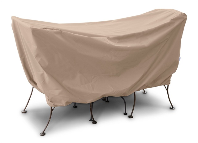 KoverRoos 41540 Weathermax 3 Pc Cafe Set Cover- Toast - 60 L x 30 W x 30 H in.