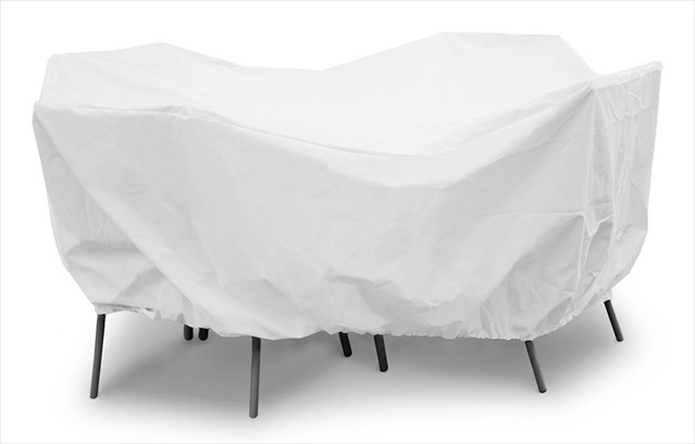 Weathermax X-Large High Back Dining Set Cover - White