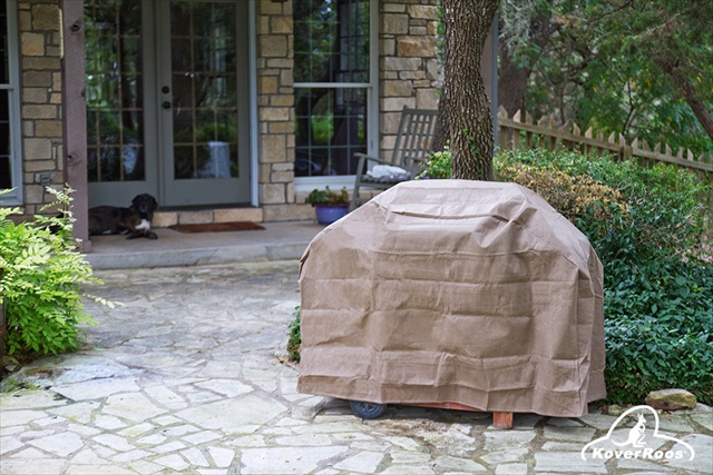 Picture of KoverRoos 33064 KoverRoos III X-Large Barbecue Cover No. 2- Taupe - 23 D x 66 W x 40 H in.