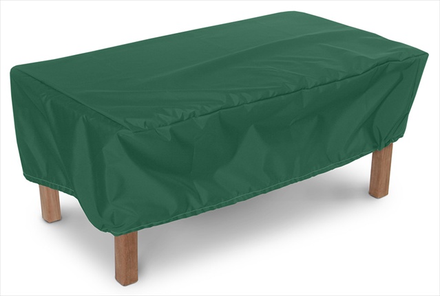 KoverRoos 64265 Weathermax Ottoman-Small Table Cover- Forest Green - 48 L x 24 W x 15 H in.