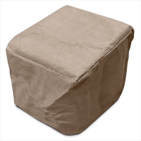 III Ottoman Cover - Taupe - 20 L x 20 W x 15 H in. - Breathable Fabric