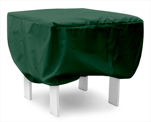 KoverRoos 64263 Weathermax 24 in. Square Table Cover- Forest Green - 24 L x 24 W x 15 H in.