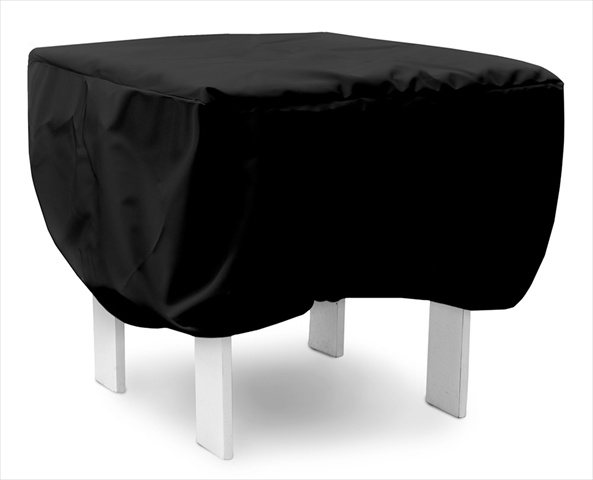 Weathermax 24 in. Square Table Cover- Black - 24 L x 24 W x 15 H in.