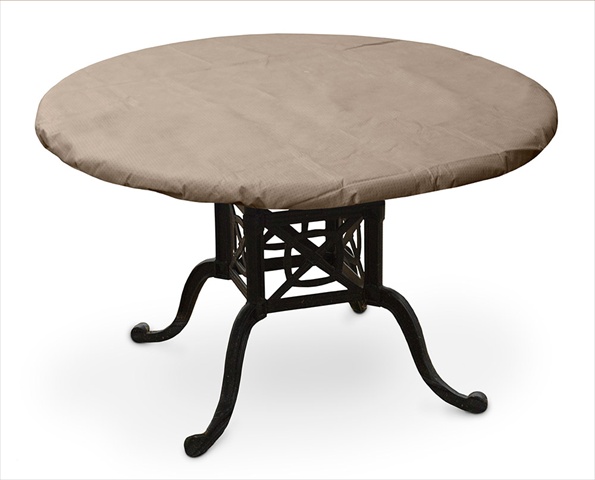 III Round Table Cover - Taupe - 42 in. Diameter - Lightweight & Breathable