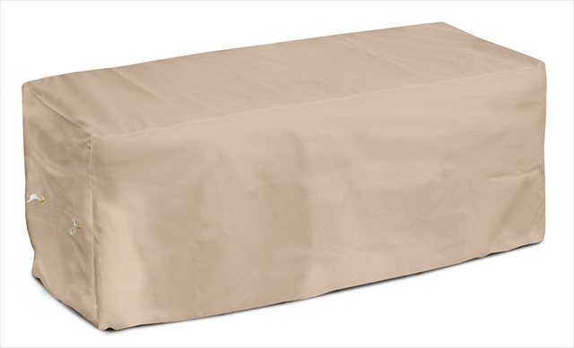 KoverRoos 44212 Weathermax 4 ft Garden Seat Cover- Toast - 51 W x 28 D x 18 H in.