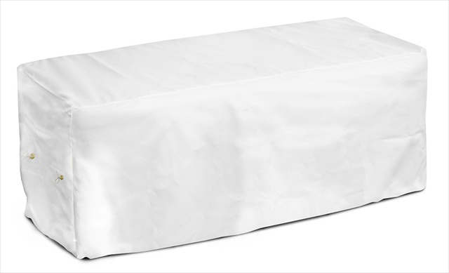 KoverRoos 14214 Weathermax 6 ft Garden Seat Cover- White - 72 W x 28 D x 18 H in.