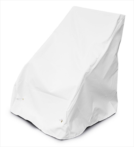KoverRoos 12150 Weathermax Chair Cover- White - 30 W x 37 D x 30 H in.