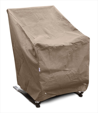 KoverRoos 39812 KoverRoos III High Back Lounge Chair Cover- Taupe - 32 W x 33 D x 40 H in.