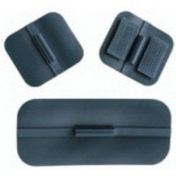 Picture of Uni-Patch 575 1.75 in. X 4 in. Rect.- Pin- Non - Gelled- Carbon Rubber Electrodes 4 Per Pkg