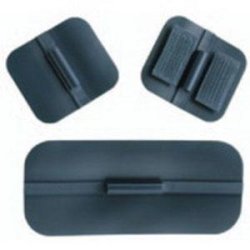 Picture of Uni-Patch 573 1.5 in. X 1.75 in. Sq.- Pin- Non - Gelled- Carbon Rubber Electrodes 4 Per Pkg