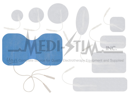 Picture of StimPad Pro SPP7500C Medi - Stim Stimpad Pro 3 in. Rnd.- Pigtail White Cloth- Reusable Electrodes 4 Per Pkg