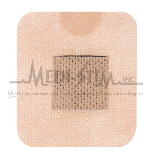 Picture of Medi-Stim 1716 Continuous - Wear 2.25 in. X 2.5 in. Pin- Tan Cloth- Disposable Electrodes 16 Per Pkg