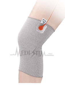 Picture of Stim-U-Wear CSL-L Medi - Stim Stim - U - Wear Conductive Knee Sleeve- Large 5.5 in. W X 10.5 in. L Max. Circum. 25 in.