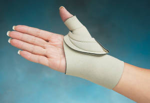 Picture of Stander NC79581 Comfort-Cool Thumb CMC Restriction Splint Beige- Right- Small